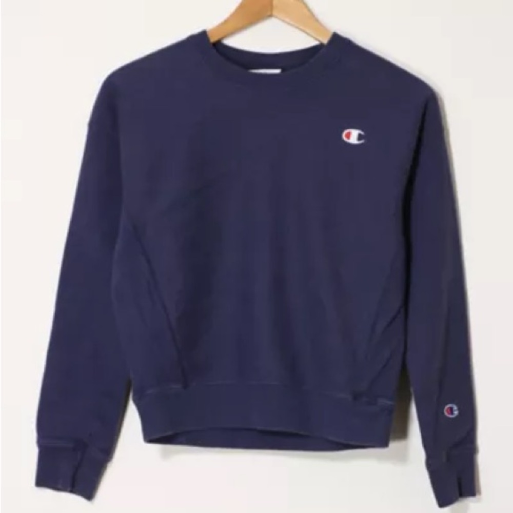Champion Men's Navy Blue Sweater